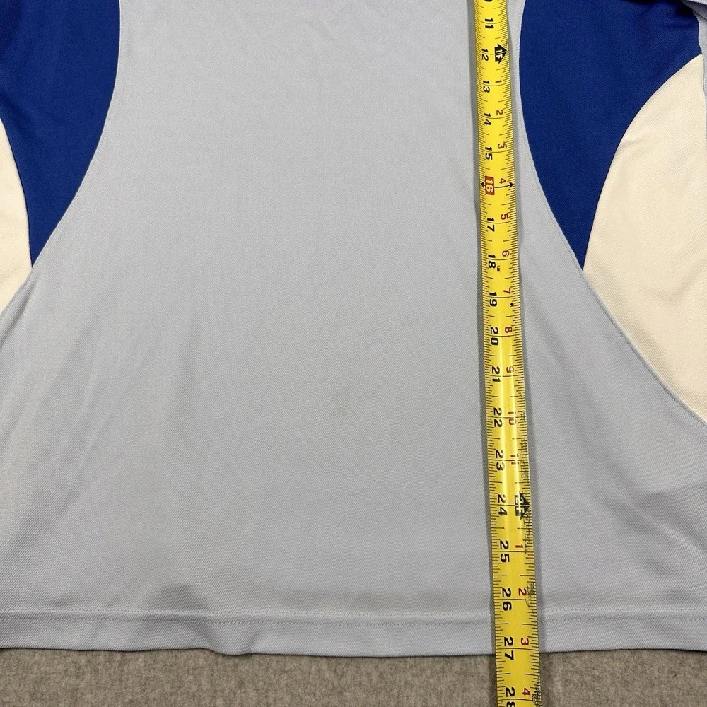 Lacoste Sport Novak Djokovic Men's T-Shirt Large Blue Ultra Dry Logo